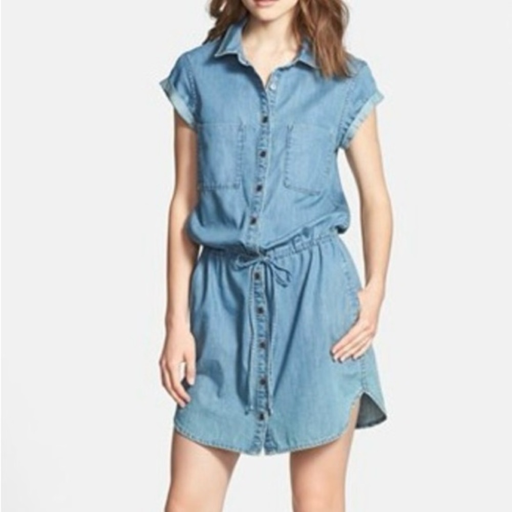 Paige Mila Denim Shirtdress